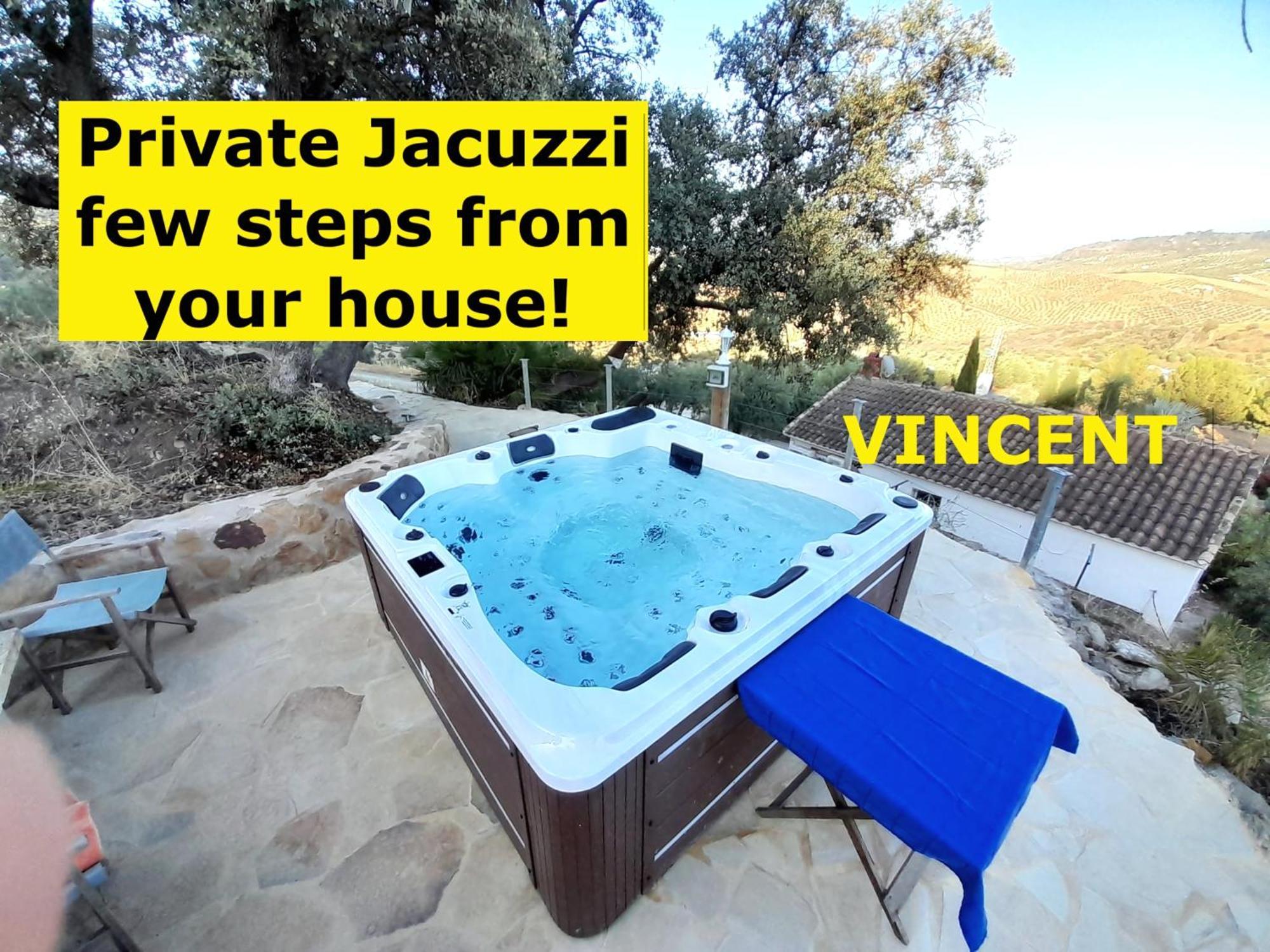 Rural Cottage, With Pool & Optional Private 6 Guests Jacuzzi Tolox Bagian luar foto