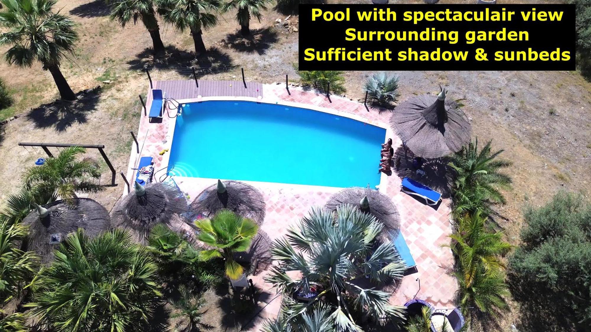 Rural Cottage, With Pool & Optional Private 6 Guests Jacuzzi Tolox Bagian luar foto